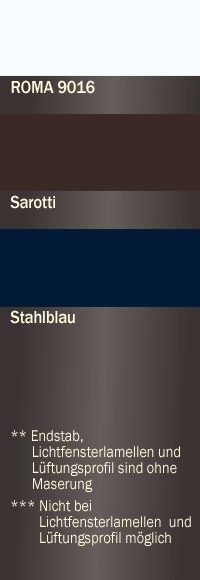 Farben für Rolltore 4