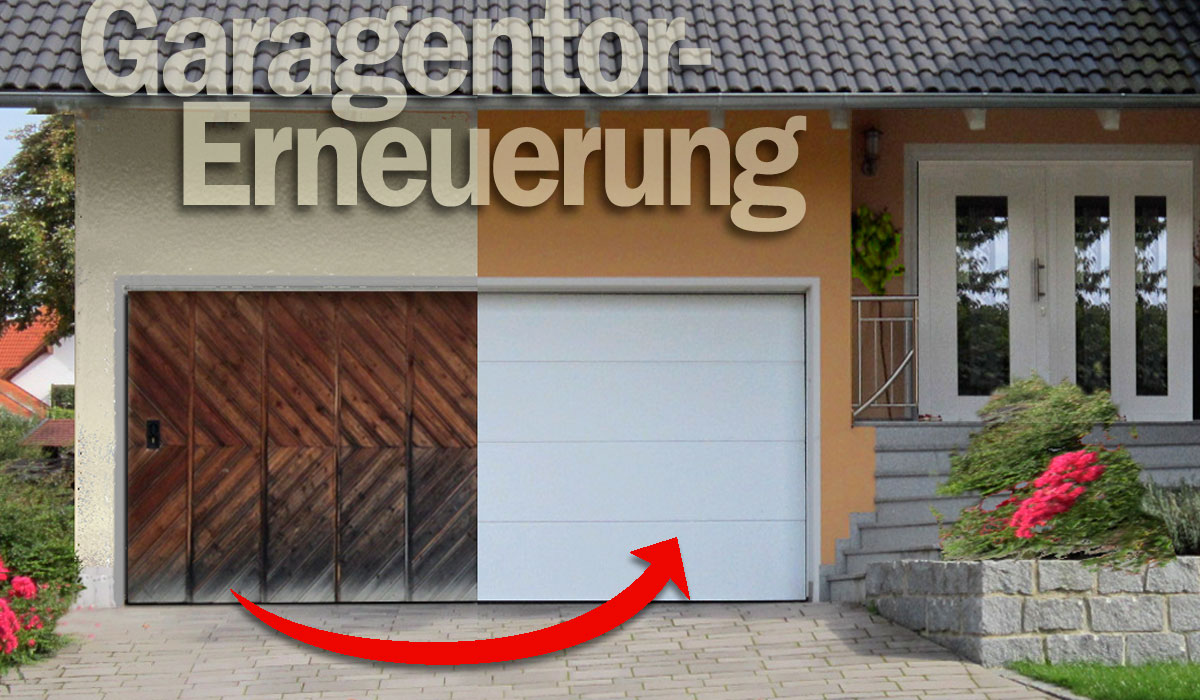 Garagentor-Erneuerung mit Kottmair-Komplett-Service Garagentor-Erneuerung mit Kottmair-Komplett-Service