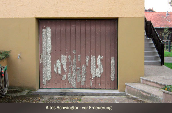 Garagentor-Sanierung mit Kottmair Garagentorbau